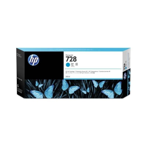 F9K17A - Cartucho HP 728 Cyan 300ml