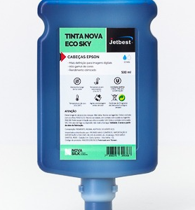 Tinta Cyan Nova Eco Sky Jet Best Garrafa 500ml